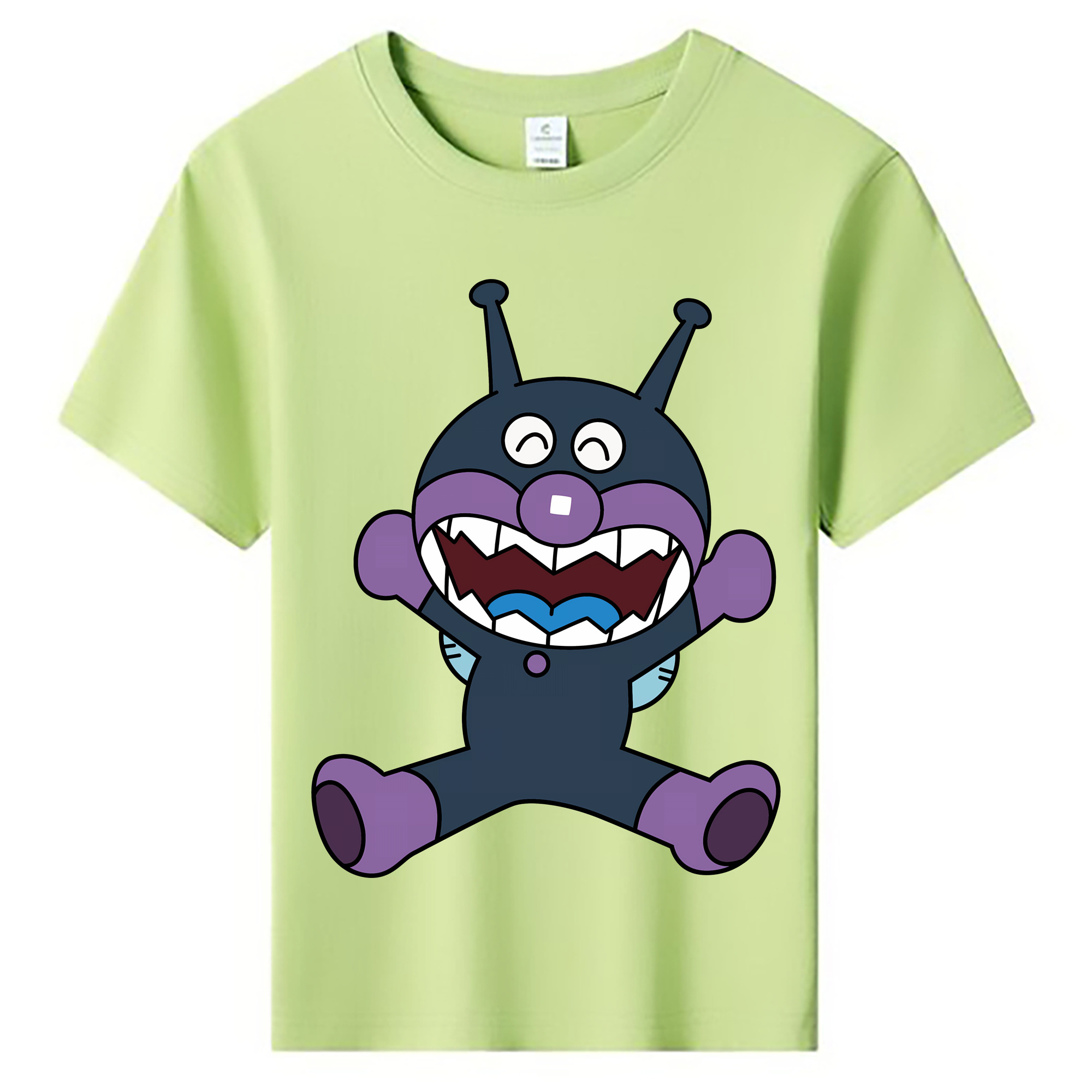 （画像用） アンパンマン Anpanman 綿100％キッズTシャツ（フロントプリント）